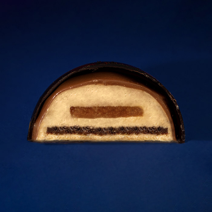 Słony karmel z whisky i mascarpone - 4 szt